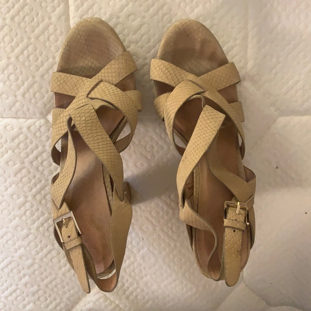 Joie Suede Platform Heels